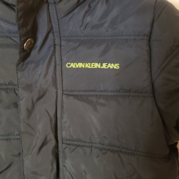 Calvin klein jeans infant boys coat.sz.12 mths.condtion.used like new.exelent . - Picture 4 of 7